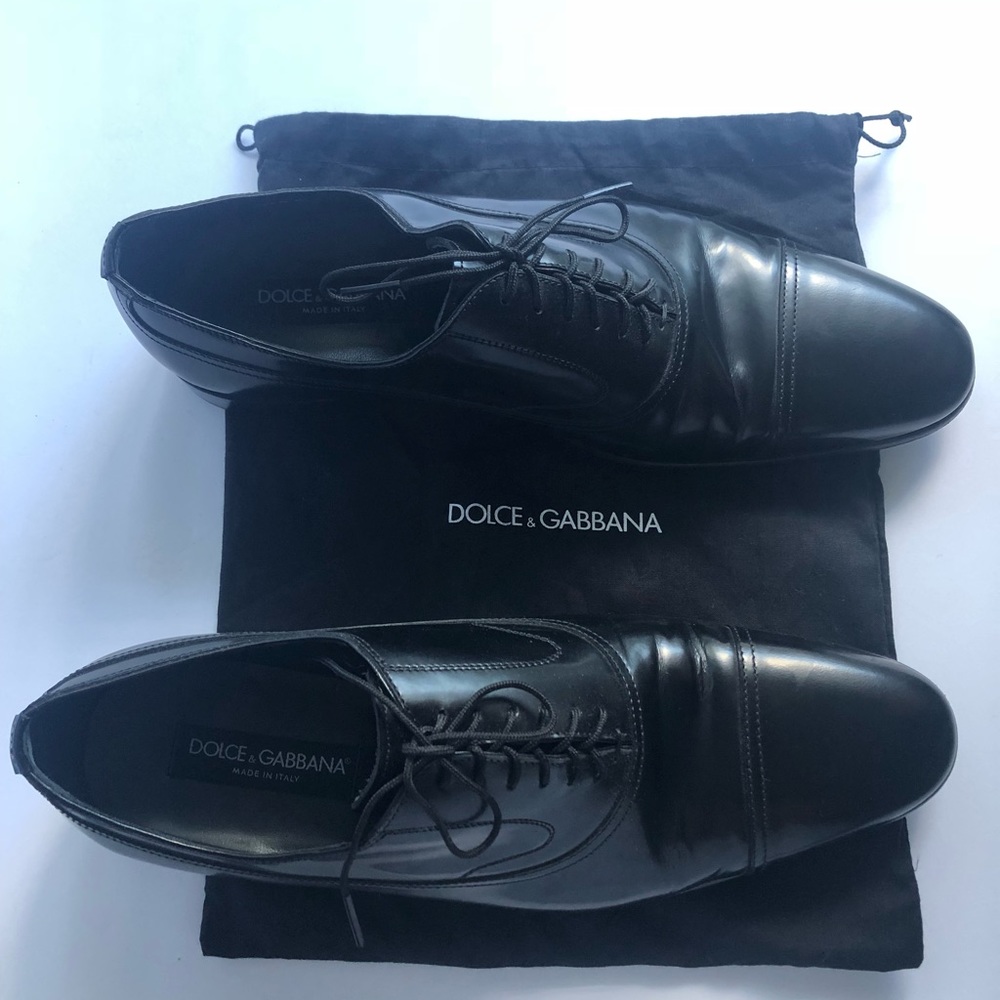 Men’s Dolce & Gabbana Black Dress Shoes size 9